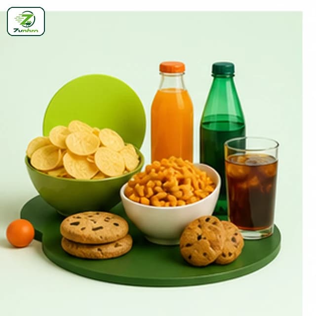 Late-night snacks and beverages on Zyphro