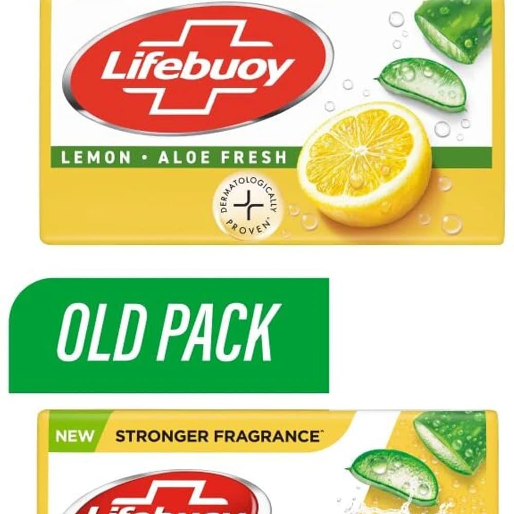 Lifebuoy LIFEBUOY Lemon & Aloe Fresh Soap 100g x 4U (Pack of 4)
